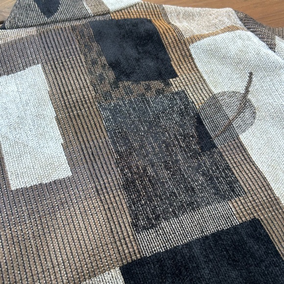 Coldwater Creek Fall zip up jacket petite Large leaf print 🍂 - Picture 4 of 12